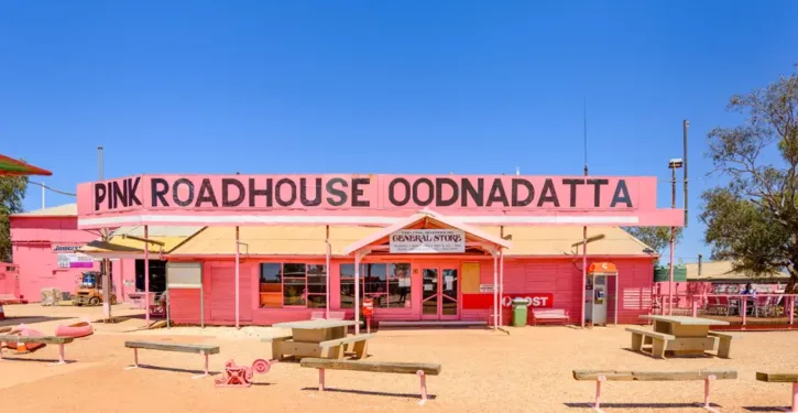 Pink Roadhouse Outback Pub Oodnadatta South Australia